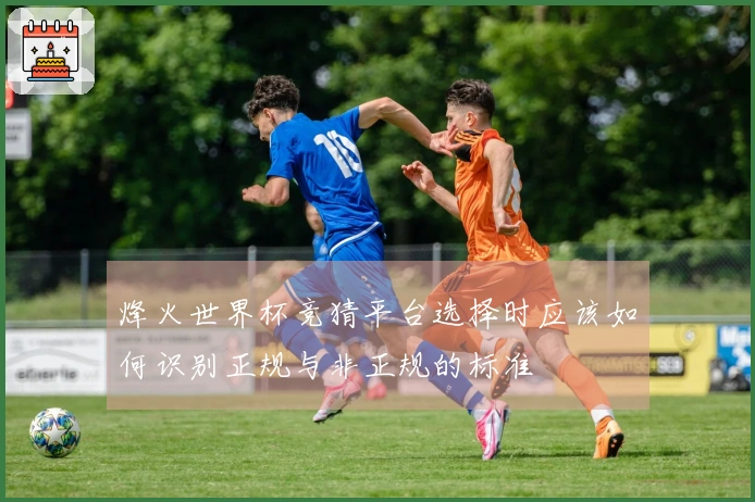 烽火世界杯竞猜平台选择时应该如何识别正规与非正规的标准