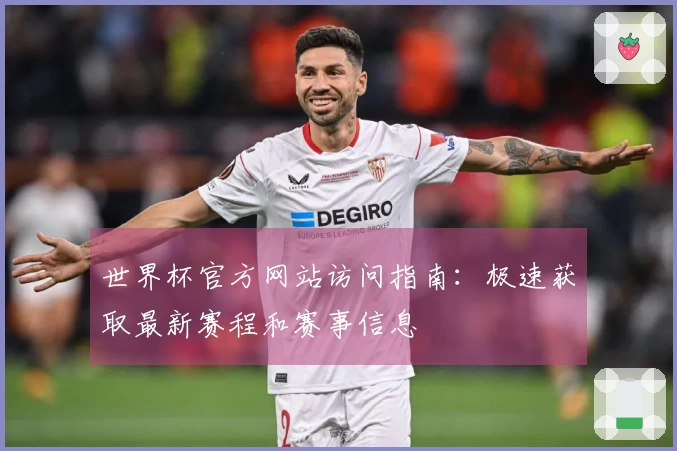 世界杯官方网站访问指南：极速获取最新赛程和赛事信息