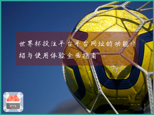 世界杯投注平台平台网址的功能介绍与使用体验全面指南