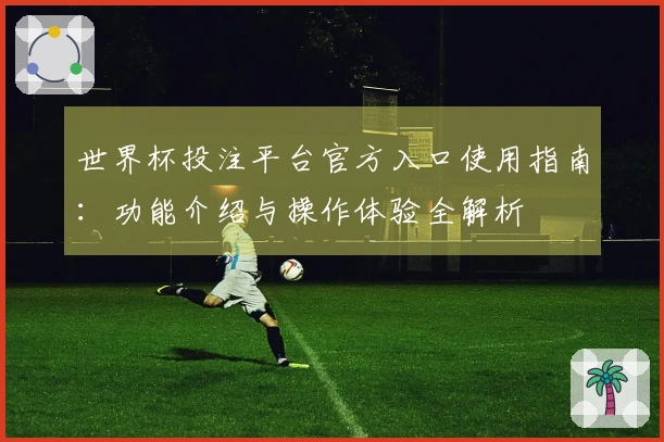 世界杯投注平台官方入口使用指南：功能介绍与操作体验全解析